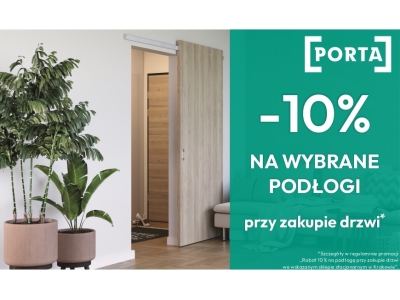 Rabat na wybrane podłogi przy zakupie drzwi